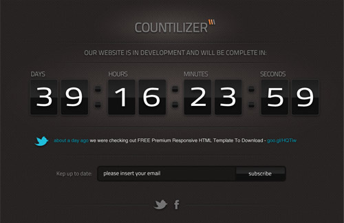 Dark Countilizer template